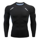 Men's T-shirt Men Running Sport T Shirt Men Compression Fitness Tops Tee Quick DryTight Training Gym Sport Running Shirts Jersey