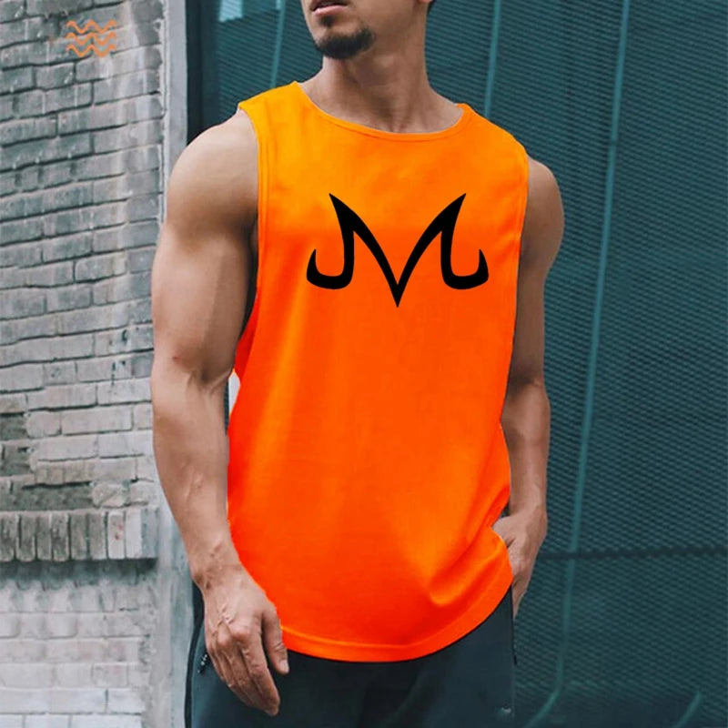 Quick Dry Bodybuilding Tank Top Men Gym Fitness Sleeveless Shirt Anime ZT Casual Stringer Singlet Vest Summer Training Clothing