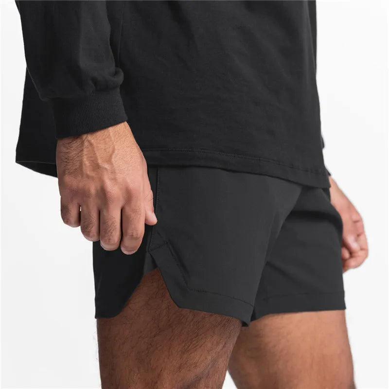 2025 NEW Summer Running Shorts Men Sports Jogging Fitness Shorts Quick Dry Mens Gym Men Shorts Gyms Short Pants For Men