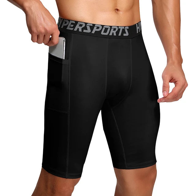 2023 Compression Shorts Men Summer Sportswear Training Tights Gym Fitness Leggings Short Pants Sport Bottoms Running Shorts Men