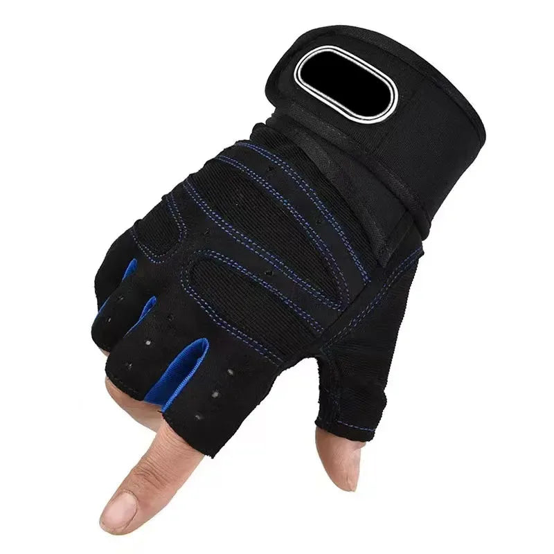 Gym Gloves for Men Women Fitness Weight Lifting Wristband Gloves Body Building Training Sports Exercise Cycling Glove Shockproof