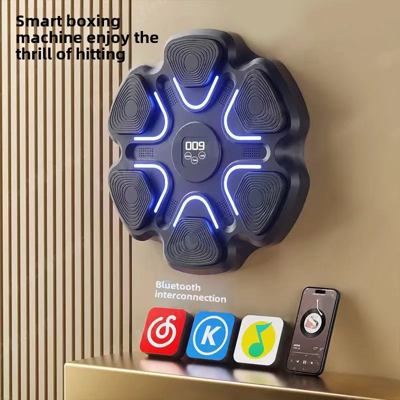 New Smart Bluetooth Light Music Target Home Office Decompression Trainer Wall Boxing Target Boxing Wall