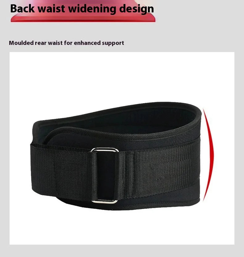 Fitness, waist protection, weightlifting, mountaineering belt, sweat absorbing, breathable outdoor abdominal tightening strap