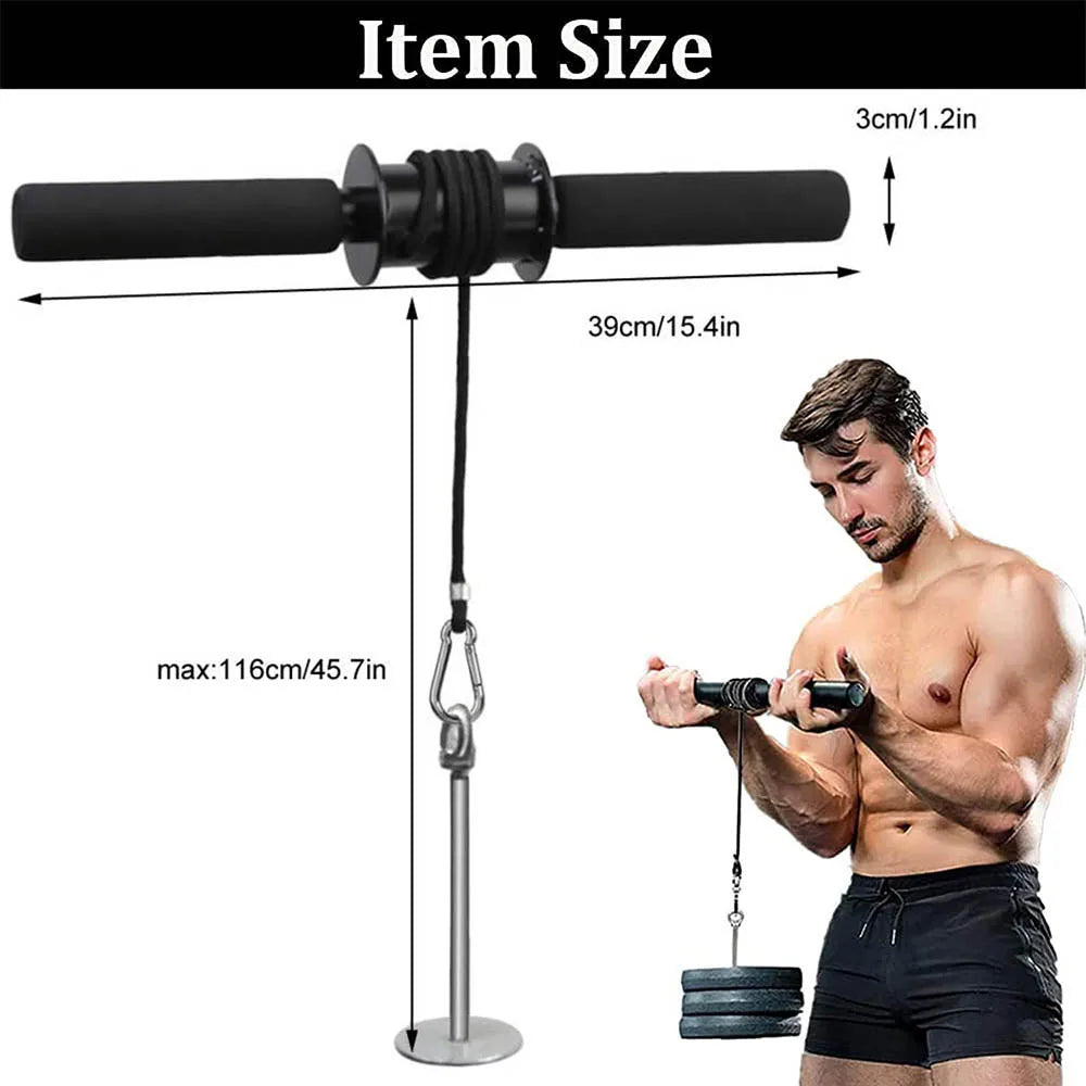 Wrist Forearm Exerciser Forearm Roller Blaster Arm Strength Trainer and Workout Fitness Equipment Home Gym Bodybuilding