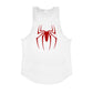 Red Spider Printed Running Tank Tops Gym Fitness Cotton Breathable Sleeveless T-Shirt Mens Bodybuilding Loose Training Clothing