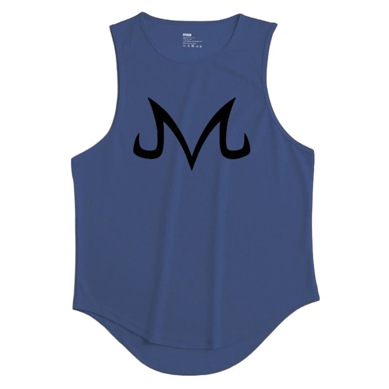 Quick Dry Bodybuilding Tank Top Men Gym Fitness Sleeveless Shirt Anime ZT Casual Stringer Singlet Vest Summer Training Clothing