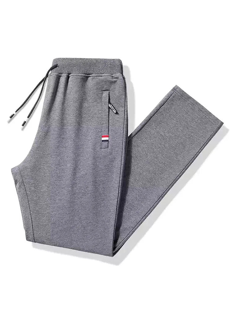 Spring Autumn Men Sweatpants Sportswear Fitness Gym Straight Cotton Track Pants Male Loose Joggers Trousers Plus Size 8XL