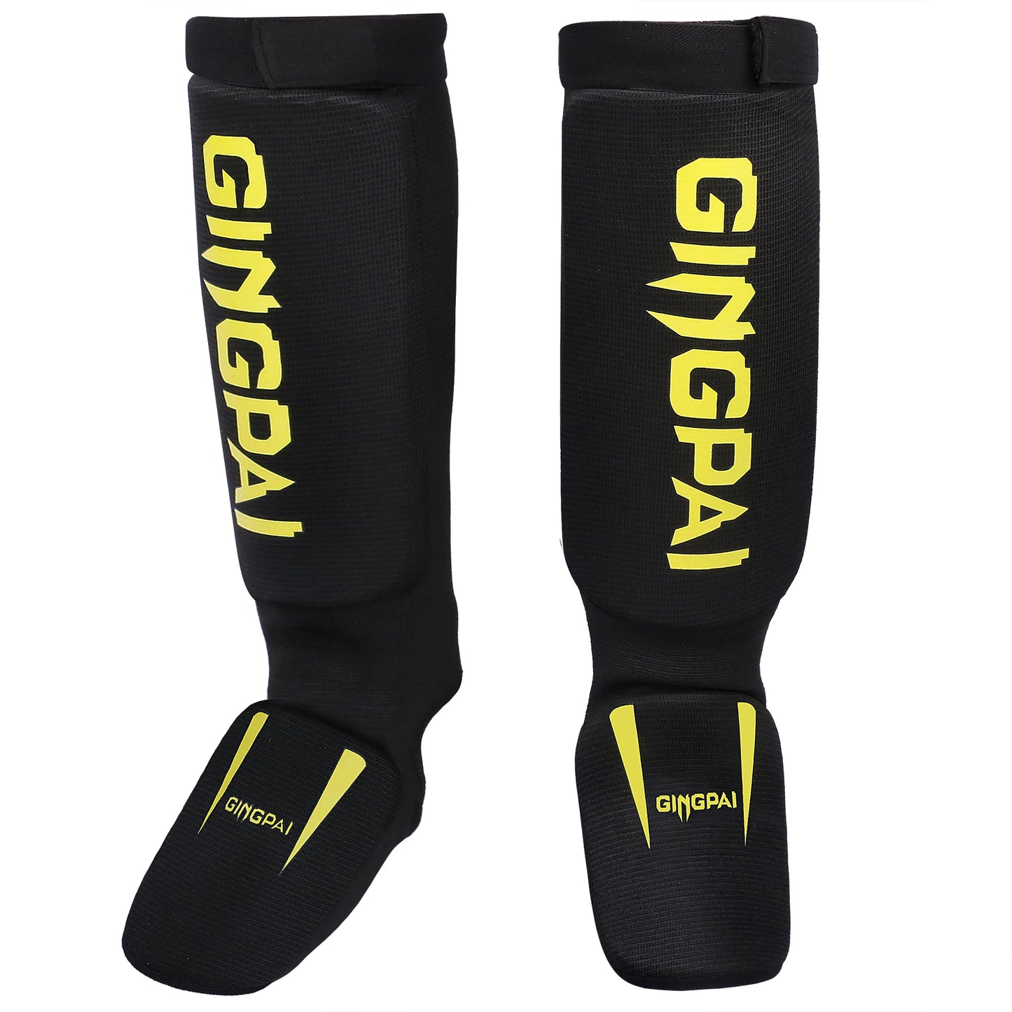 Cotton Boxing shin guards MMA instep ankle protector foot protection TKD kickboxing pad Muaythai Training Leg support protectors