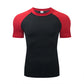 Men's T Shirt Outdoor Training Fitness Gym Jogging Running Sweatshirt Bat/-Man Compression Shirts Tight Elastic Breathable