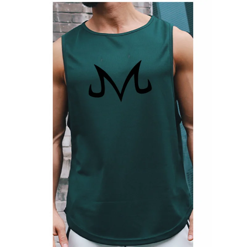 Quick Dry Bodybuilding Tank Top Men Gym Fitness Sleeveless Shirt Anime ZT Casual Stringer Singlet Vest Summer Training Clothing