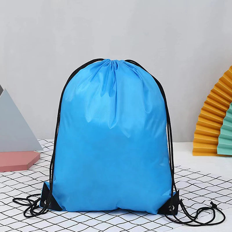 Waterproof Foldable Gym Bag Bundle Pocket Fitness Backpack Drawstring Shop Pocket Hiking Camping Swimming Men Women Sports Bags