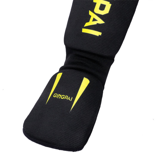 Cotton Boxing shin guards MMA instep ankle protector foot protection TKD kickboxing pad Muaythai Training Leg support protectors