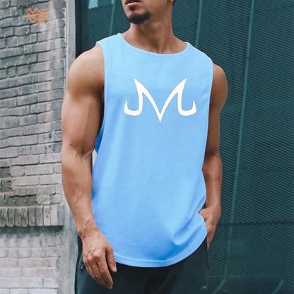 Quick Dry Bodybuilding Tank Top Men Gym Fitness Sleeveless Shirt Anime ZT Casual Stringer Singlet Vest Summer Training Clothing