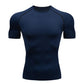 Men's T Shirt Outdoor Training Fitness Gym Jogging Running Sweatshirt Bat/-Man Compression Shirts Tight Elastic Breathable