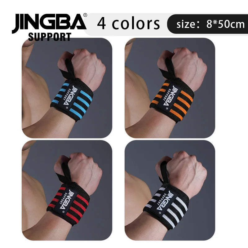 1PC Wristband Wrist Support Brace Straps Extra Strength Weight Lifting Wrist Wraps Bandage Fitness Gym Training