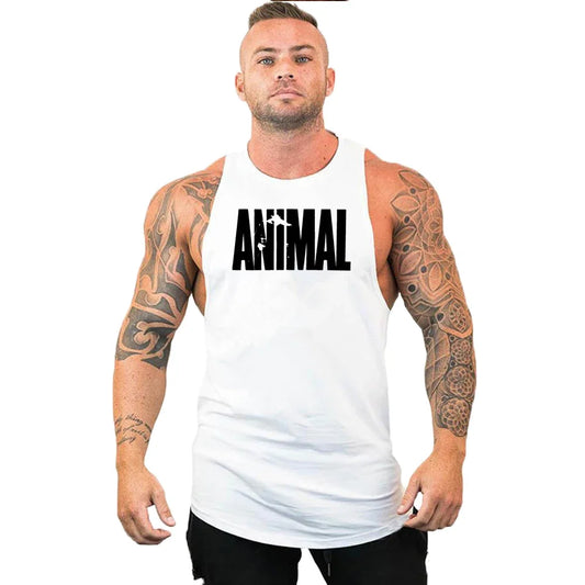 Gym Tank top Men Fitness Clothing Men's Bodybuilding Tank Tops Summer Gym Clothing for Male Sleeveless Vest T Shirt