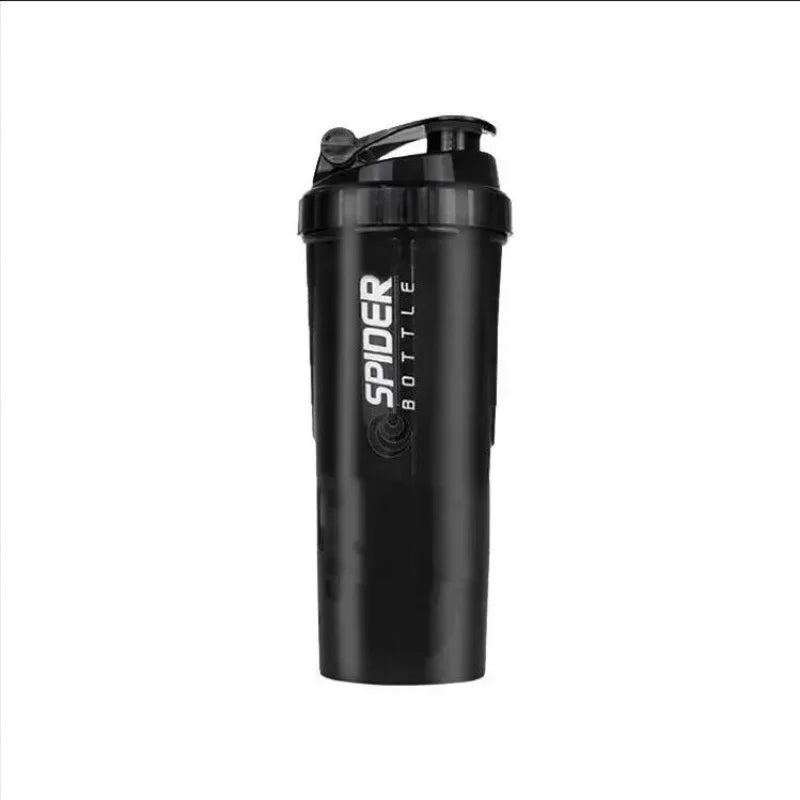 3 Layers Shaker Protein Bottle Powder Shake Cup Large Capacity Water Bottle Mixing Cup Body Building Exercise Mixing Bottle