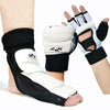 1Set Taekwondo Leather Foot Gloves Sparring Karate Ankle Protector Guard Gear Boxing Martial Arts Sock  Kid