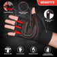 Gym Gloves for Men Women Fitness Weight Lifting Wristband Gloves Body Building Training Sports Exercise Cycling Glove Shockproo