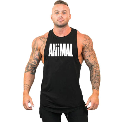 Gym Tank top Men Fitness Clothing Men's Bodybuilding Tank Tops Summer Gym Clothing for Male Sleeveless Vest T Shirt