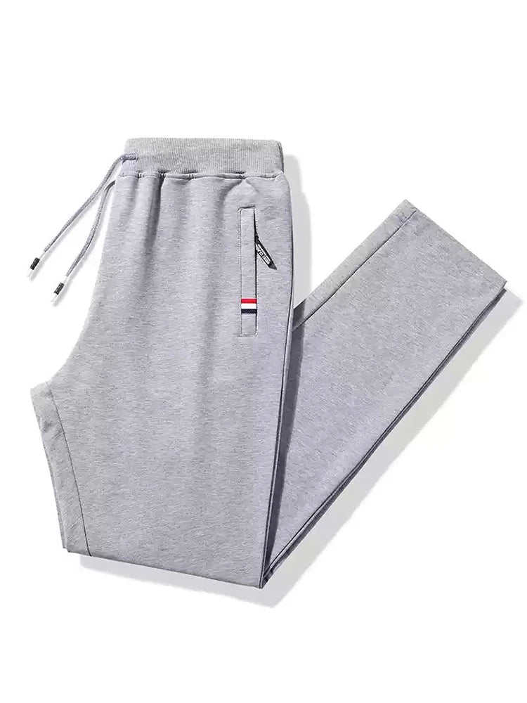 Spring Autumn Men Sweatpants Sportswear Fitness Gym Straight Cotton Track Pants Male Loose Joggers Trousers Plus Size 8XL