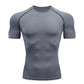 Men's T Shirt Outdoor Training Fitness Gym Jogging Running Sweatshirt Bat/-Man Compression Shirts Tight Elastic Breathable