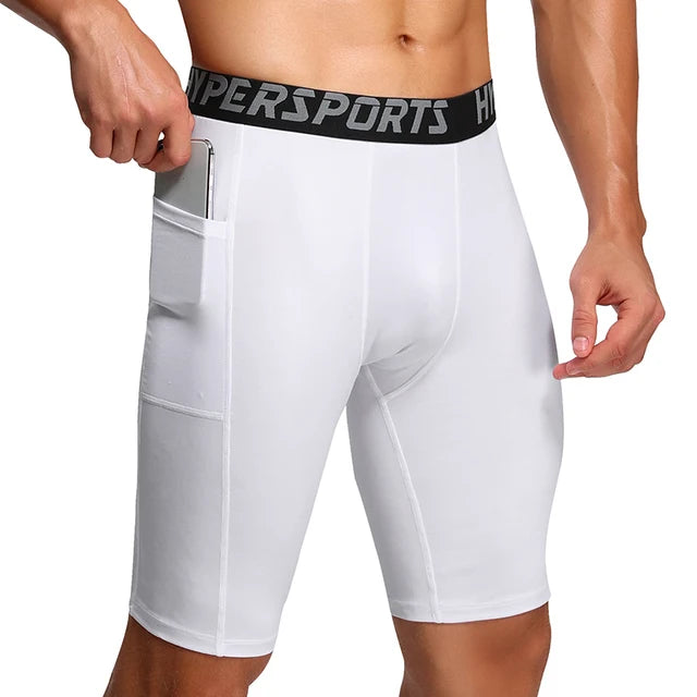 2023 Compression Shorts Men Summer Sportswear Training Tights Gym Fitness Leggings Short Pants Sport Bottoms Running Shorts Men