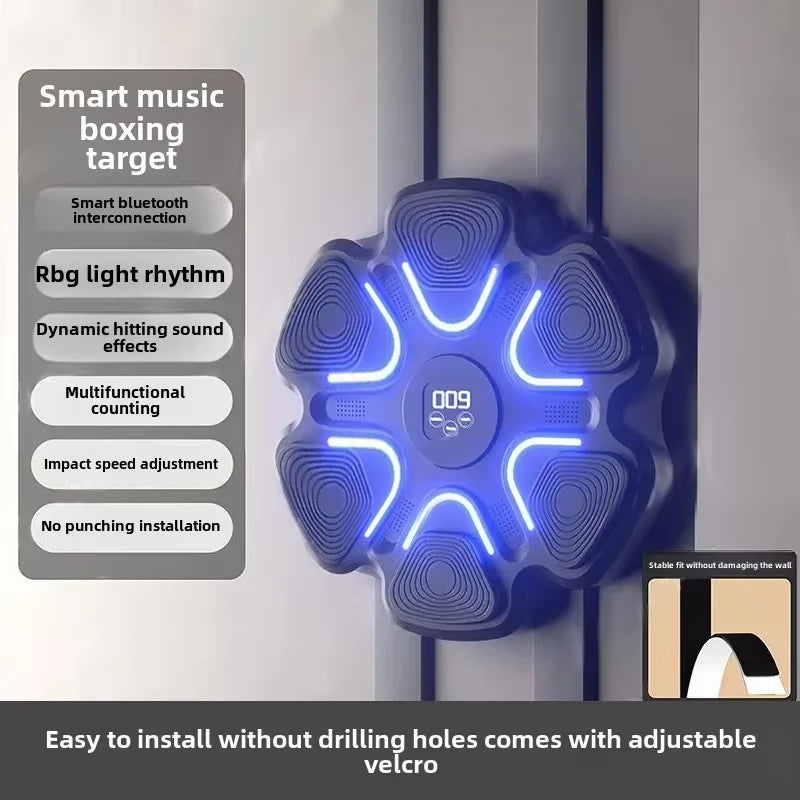 New Smart Bluetooth Light Music Target Home Office Decompression Trainer Wall Boxing Target Boxing Wall