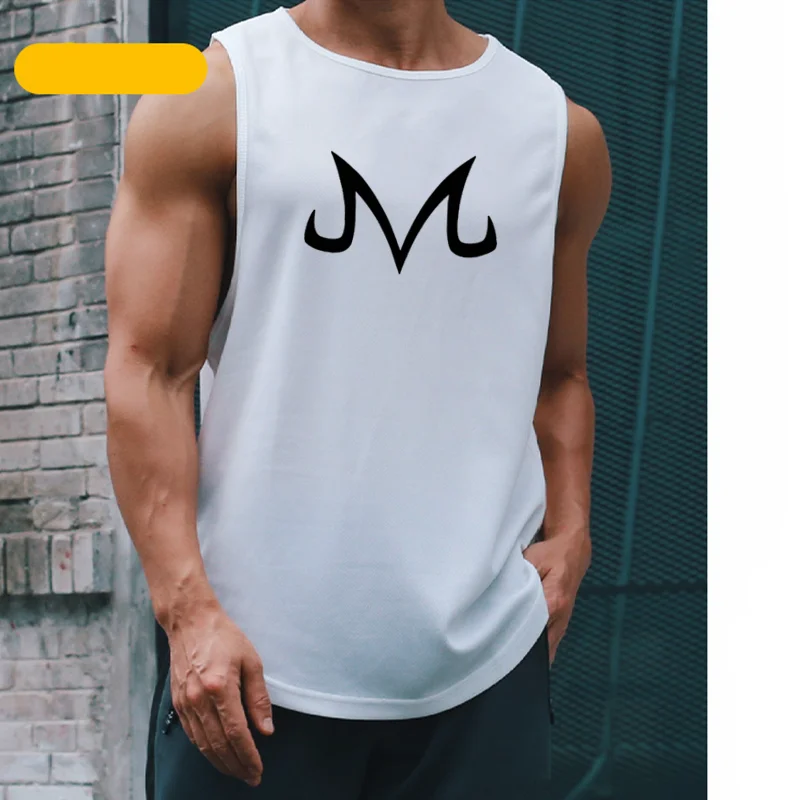 Quick Dry Bodybuilding Tank Top Men Gym Fitness Sleeveless Shirt Anime ZT Casual Stringer Singlet Vest Summer Training Clothing