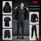 Li Ning Running Sports Suit Men's Gym Clothes Fall and Winter Quick Drying Clothes Tights Morning Running Winter Training Wear