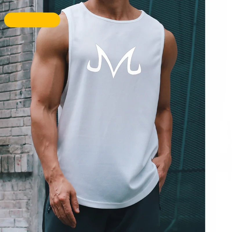 Quick Dry Bodybuilding Tank Top Men Gym Fitness Sleeveless Shirt Anime ZT Casual Stringer Singlet Vest Summer Training Clothing