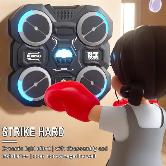 Music Boxing Machine Bluetooth-compatible Music Boxing Machine Children's Music Boxing Machine Smart Boxing Machine Wall Mounted